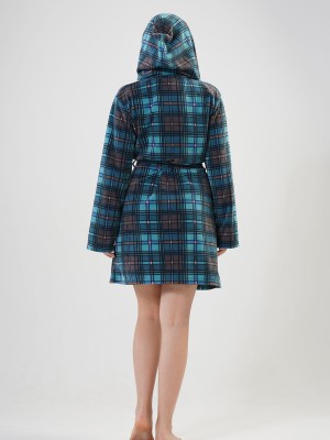 Woman Fleece Pine Dressing Gown Woman Fleece Pine Dressing Gown