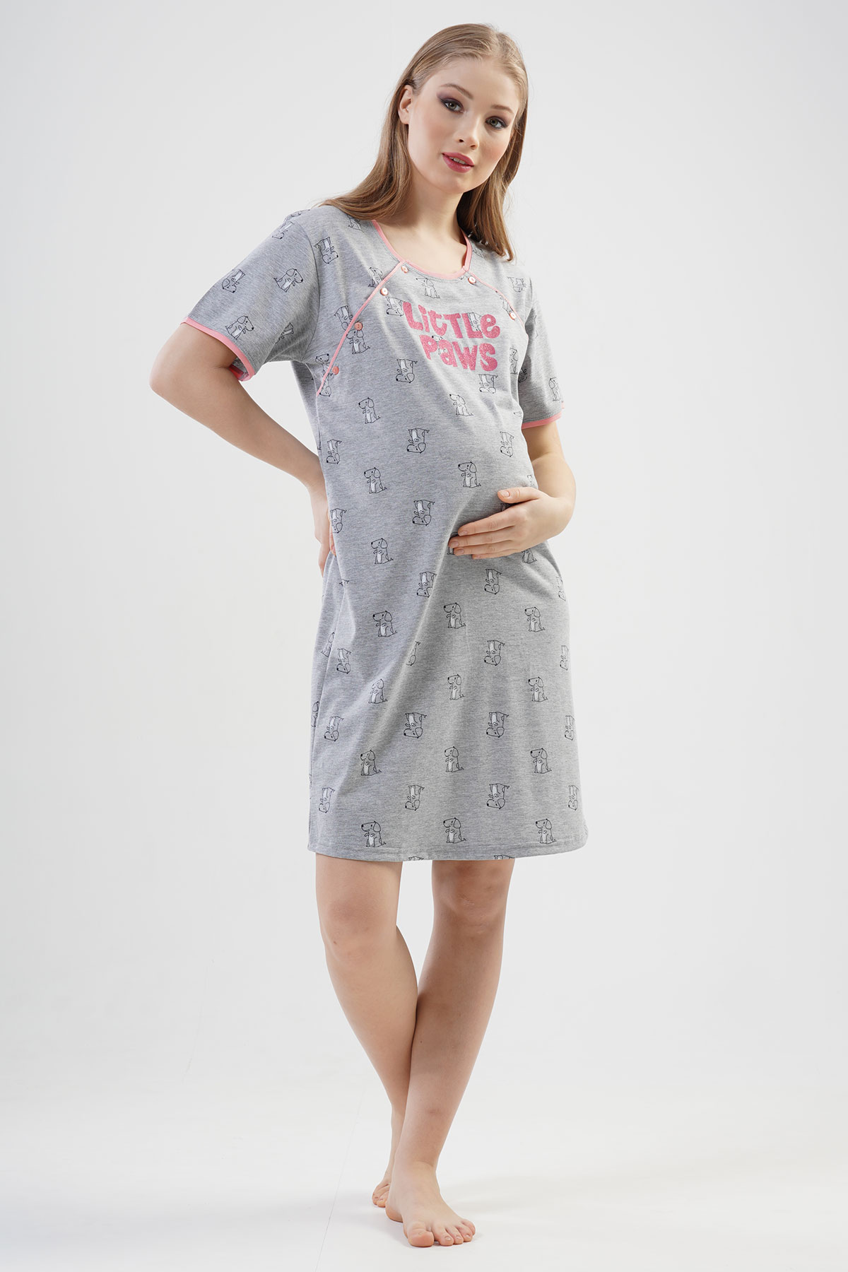 Woman Little Paws Pregnant Tunic Woman Little Paws Pregnant Tunic