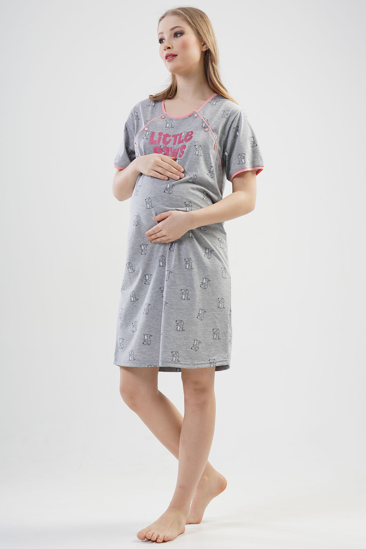Woman Little Paws Pregnant Tunic Woman Little Paws Pregnant Tunic