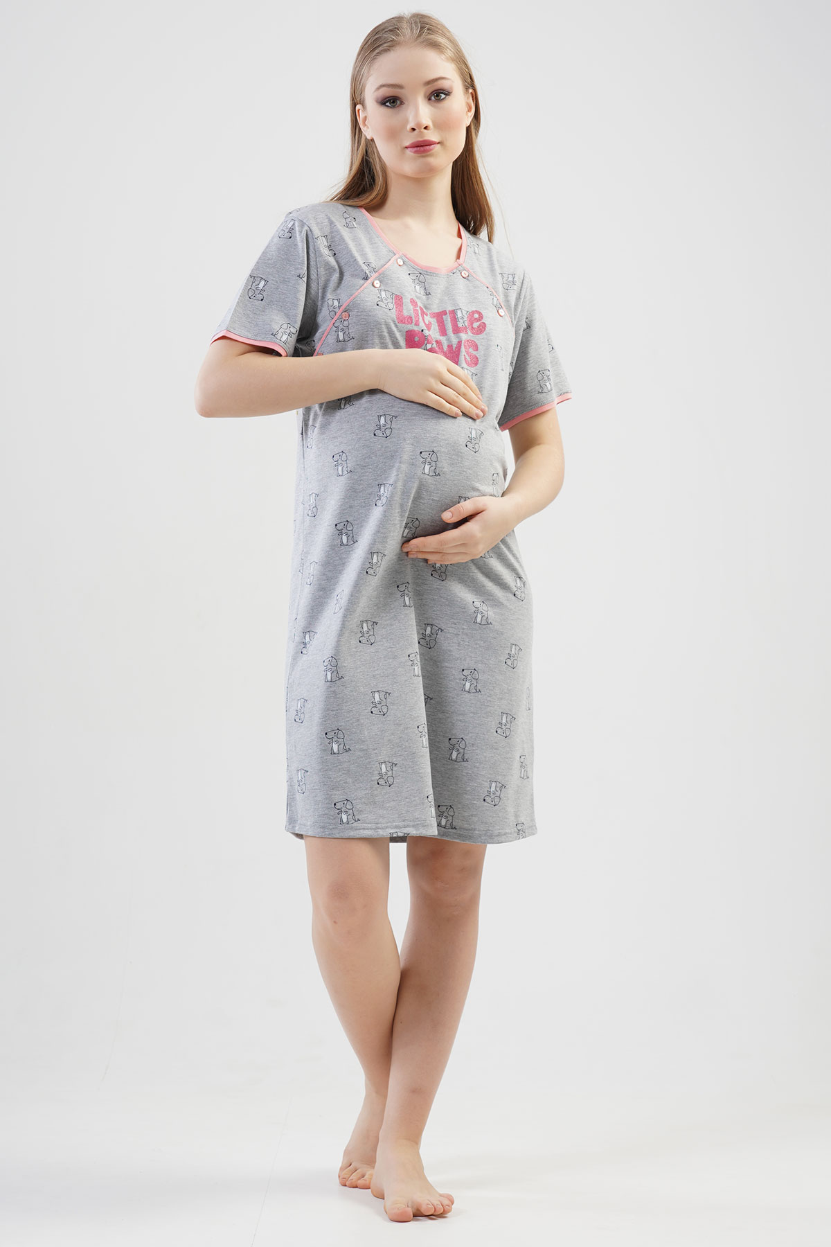 Woman Little Paws Pregnant Tunic Woman Little Paws Pregnant Tunic