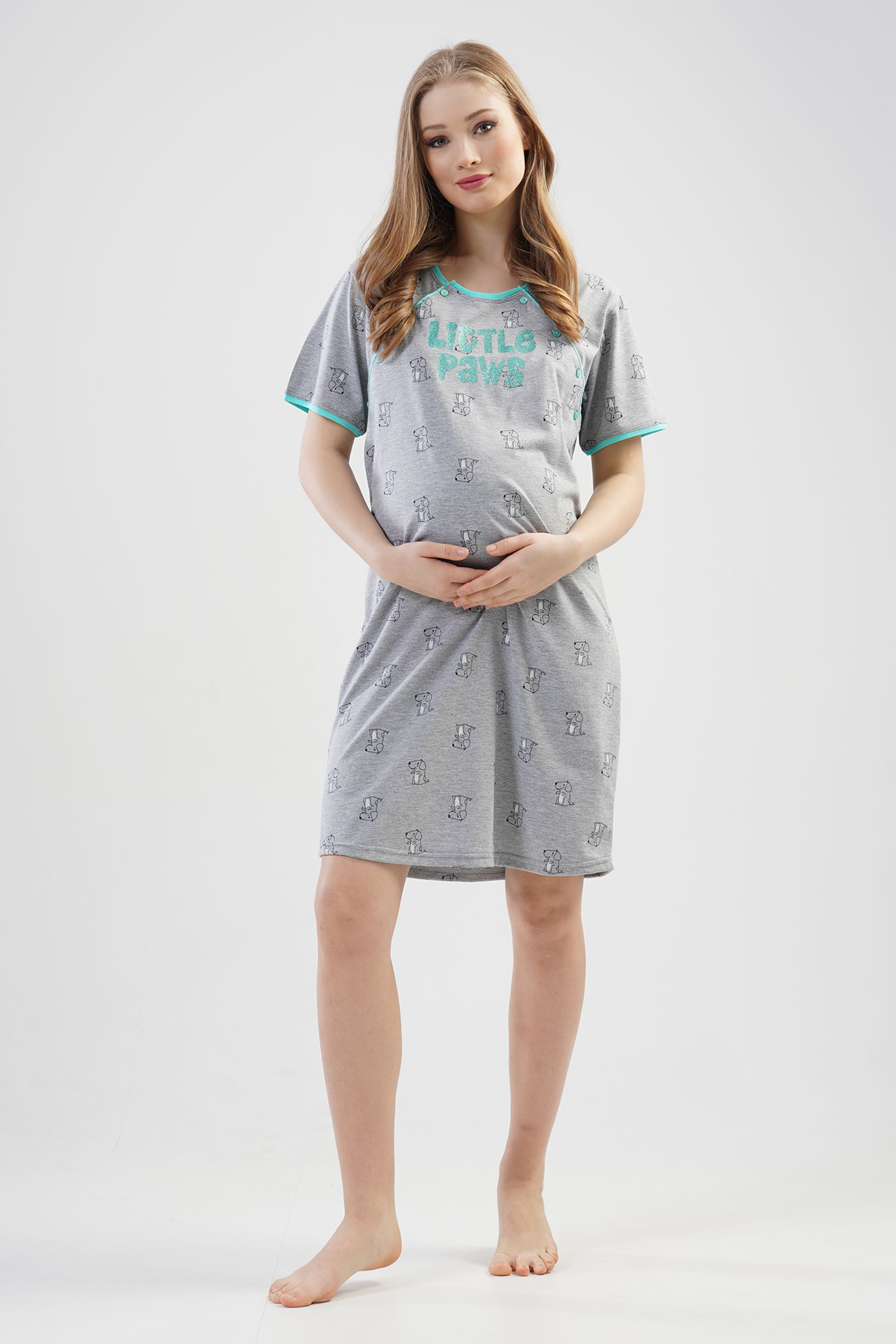 Woman Little Paws Pregnant Tunic Woman Little Paws Pregnant Tunic