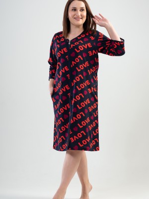 Woman Big Size Love You Homedress Woman Big Size Love You Homedress
