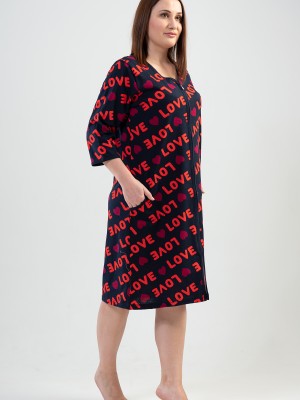 Woman Big Size Love You Homedress Woman Big Size Love You Homedress