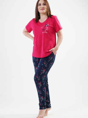 Woman Big Size Paradise Pyjama Set Woman Big Size Paradise Pyjama Set