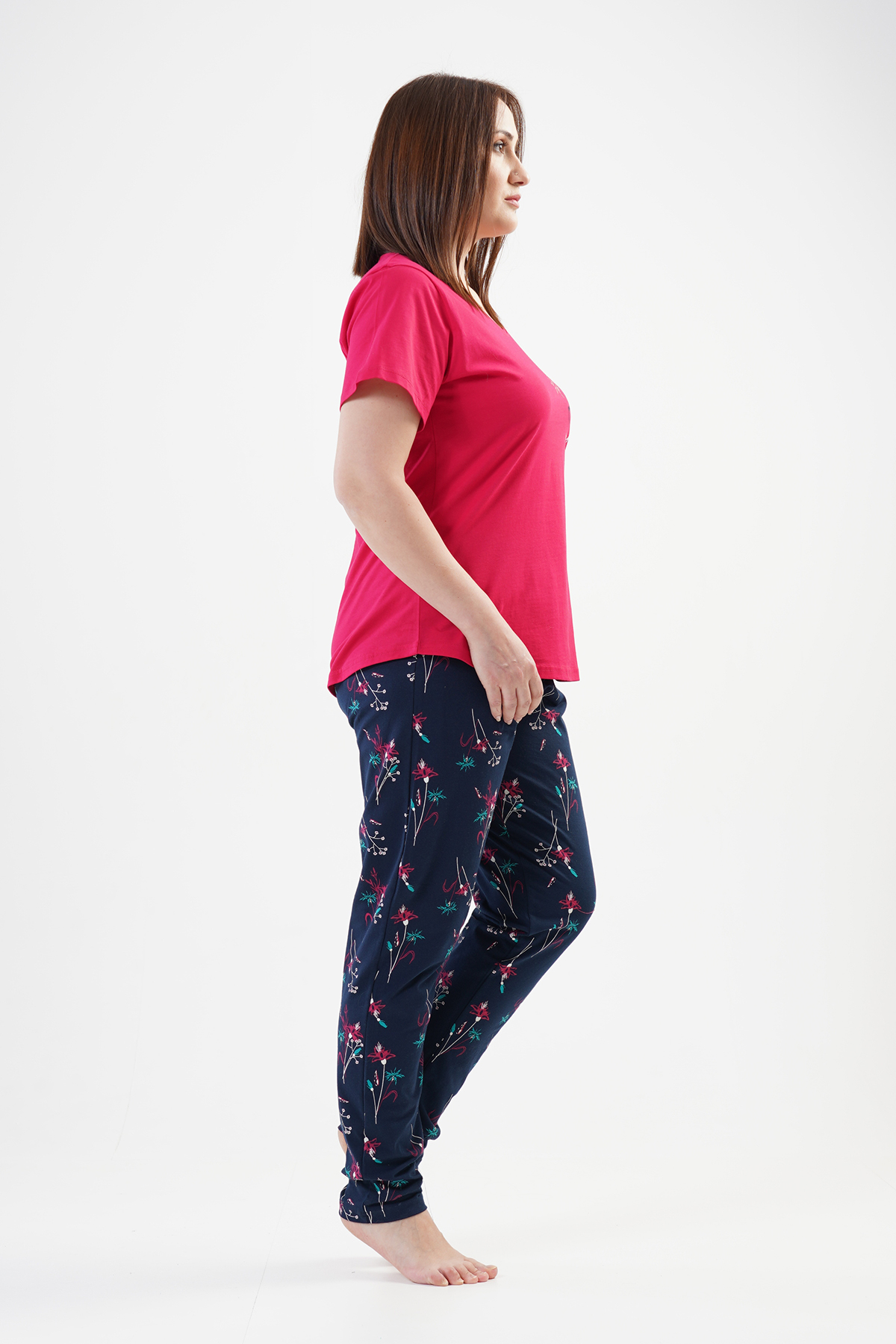Woman Big Size Paradise Pyjama Set Woman Big Size Paradise Pyjama Set