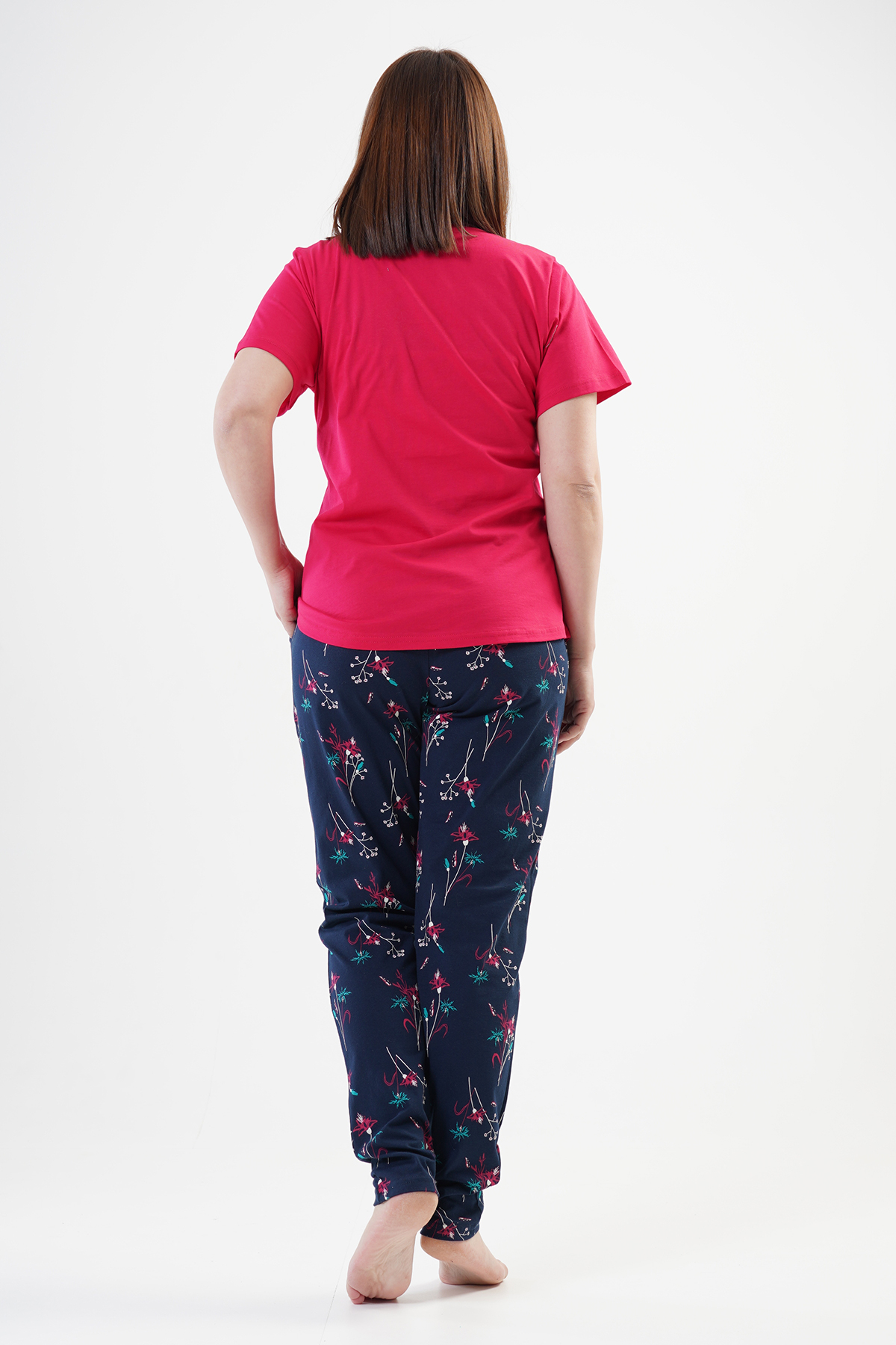 Woman Big Size Paradise Pyjama Set Woman Big Size Paradise Pyjama Set