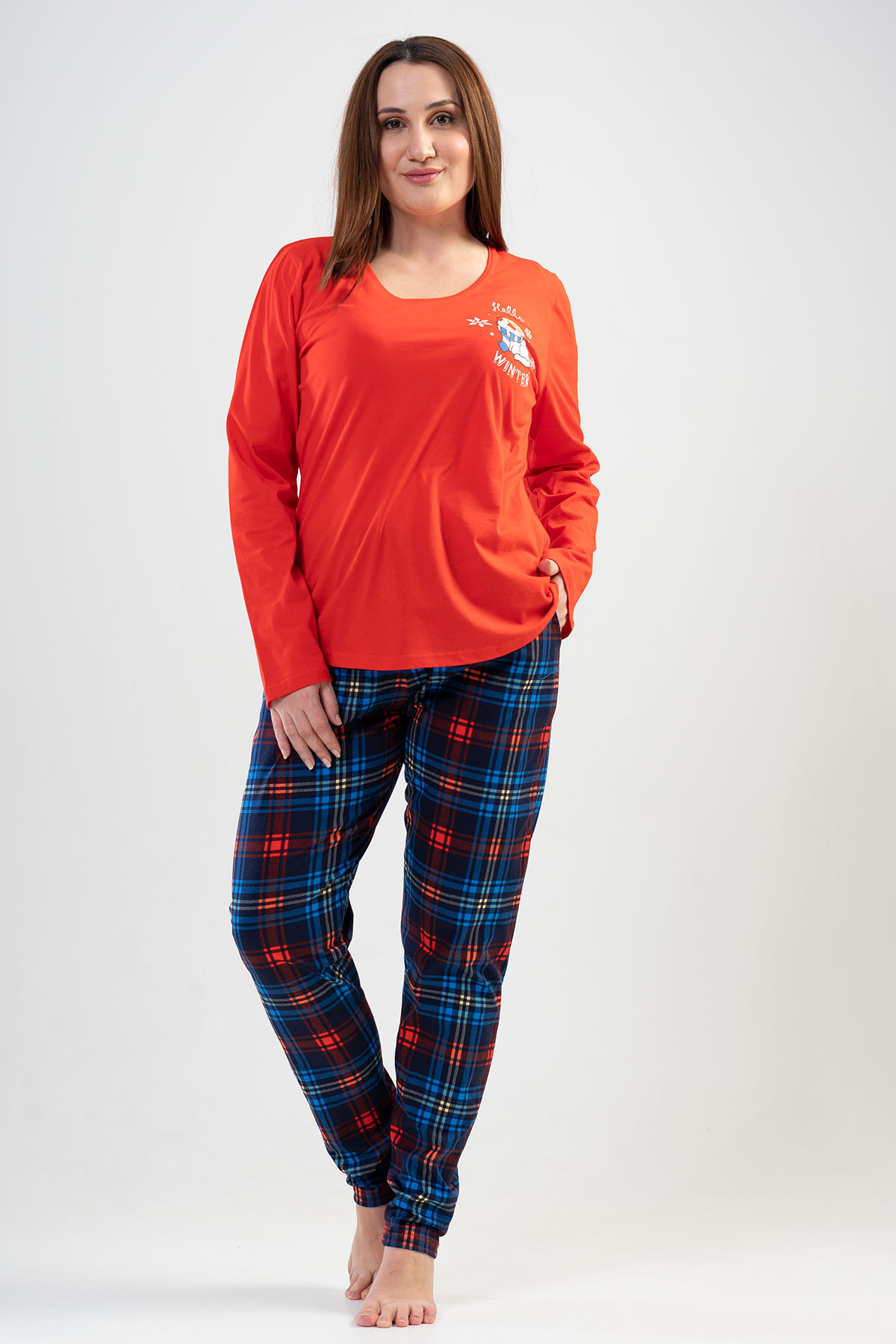 Woman Big Size Winter Pyjama Set Woman Big Size Winter Pyjama Set