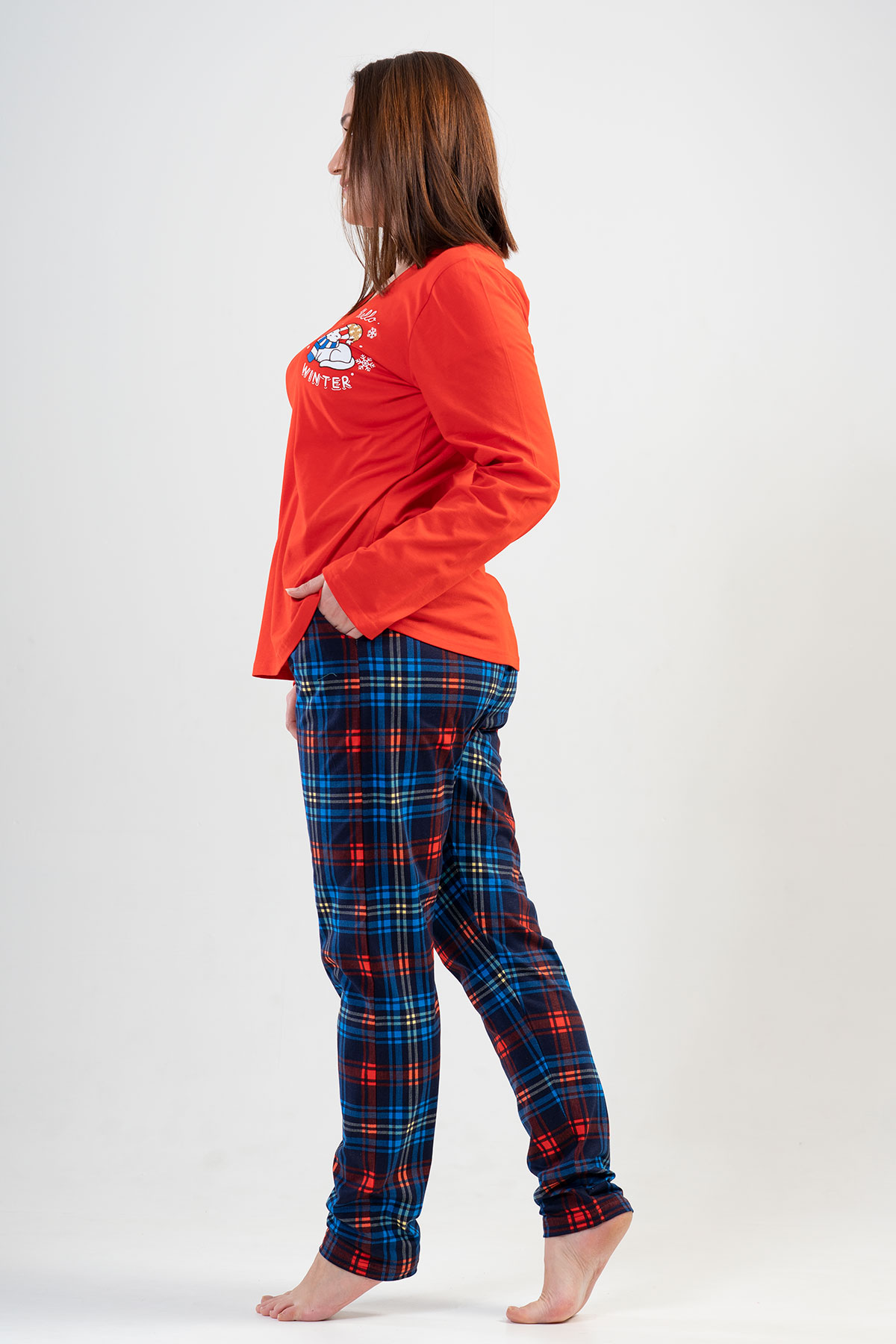 Woman Big Size Winter Pyjama Set Woman Big Size Winter Pyjama Set