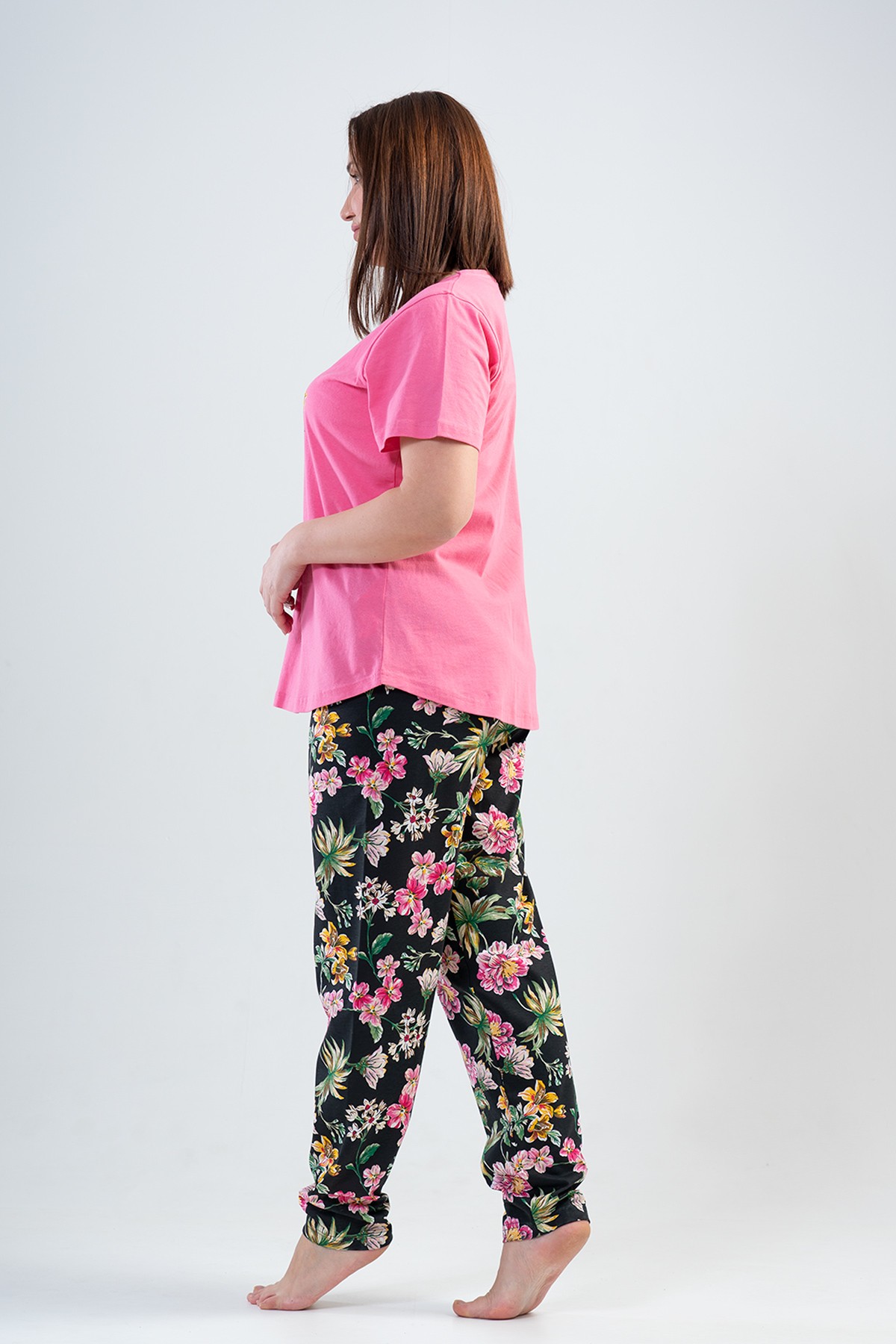 Woman Big Size Notice Pyjama Set Woman Big Size Notice Pyjama Set