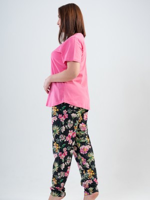 Woman Big Size Notice Pyjama Set Woman Big Size Notice Pyjama Set