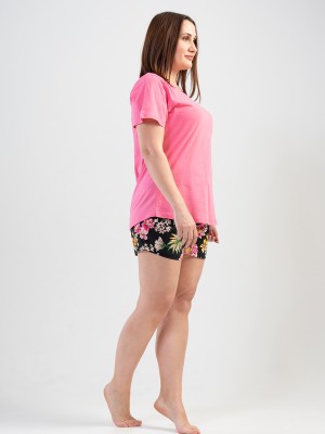 Woman Big Size Notice Short Set Woman Big Size Notice Short Set