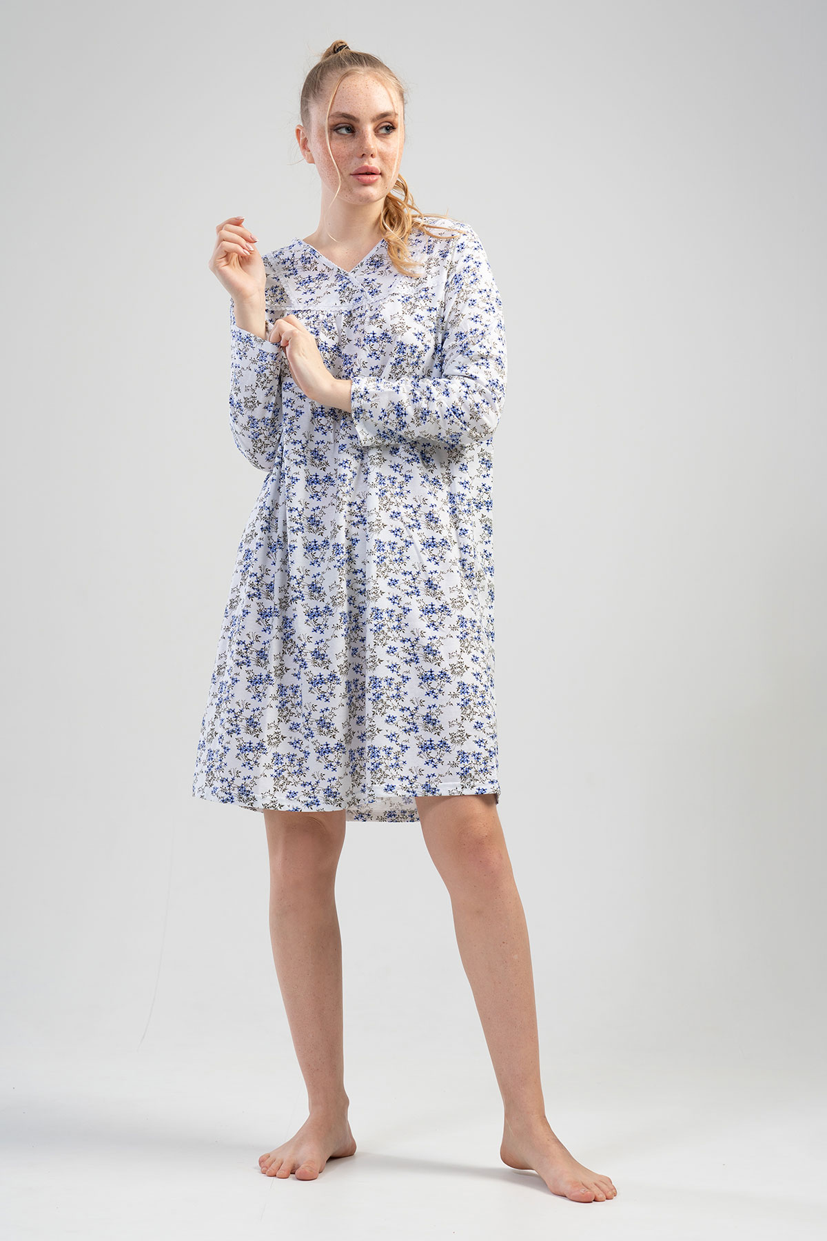 Woman Grandma Peony Nightgown Woman Grandma Peony Nightgown