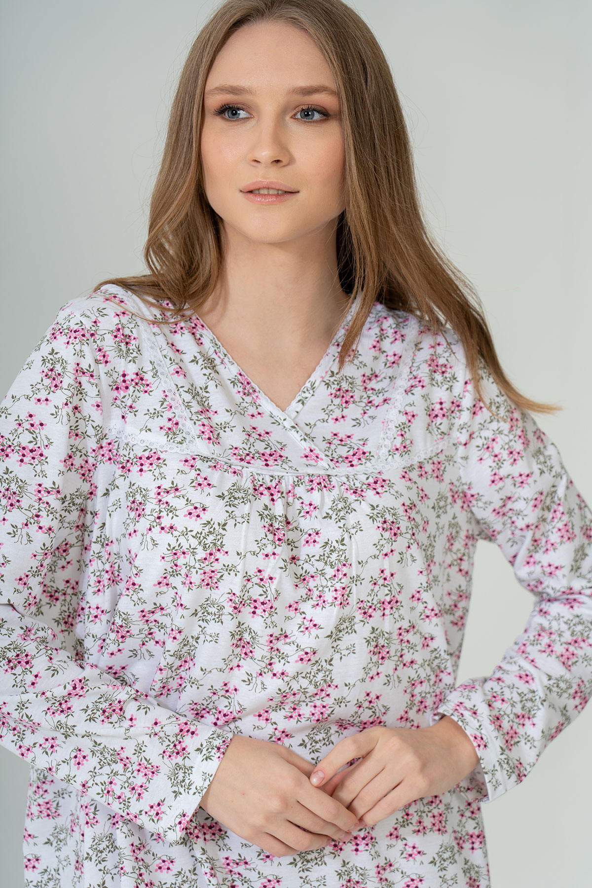 Woman Grandma Peony Nightgown Woman Grandma Peony Nightgown