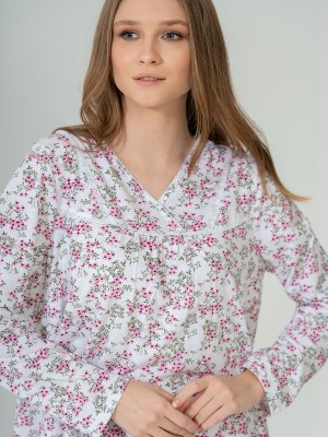 Woman Grandma Peony Nightgown Woman Grandma Peony Nightgown