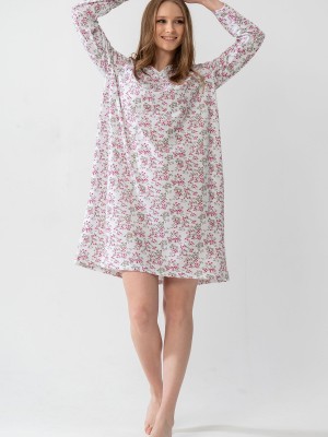 Woman Grandma Peony Nightgown Woman Grandma Peony Nightgown