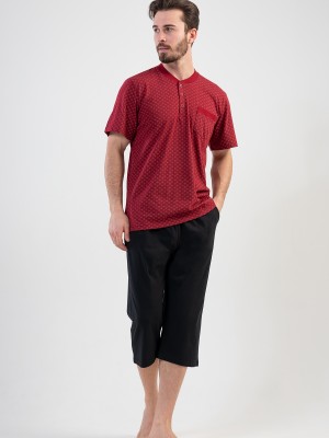 Man Recycled Bordeaux Capri Set Man Recycled Bordeaux Capri Set