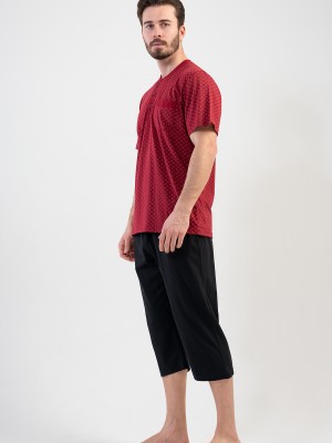 Man Recycled Bordeaux Capri Set Man Recycled Bordeaux Capri Set