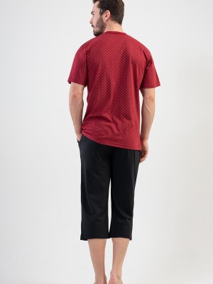 Man Recycled Bordeaux Capri Set Man Recycled Bordeaux Capri Set
