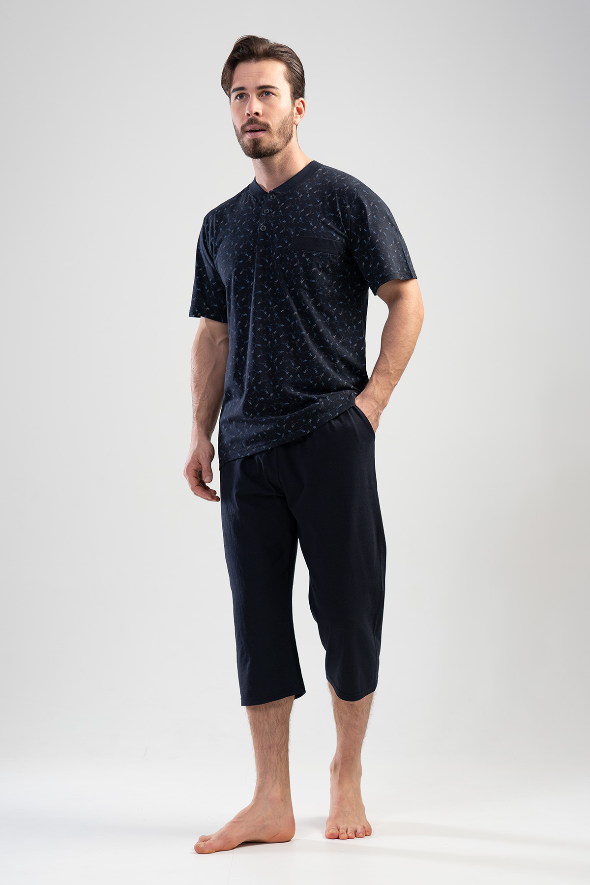 Man Big Size Rena Capri Set Man Big Size Rena Capri Set