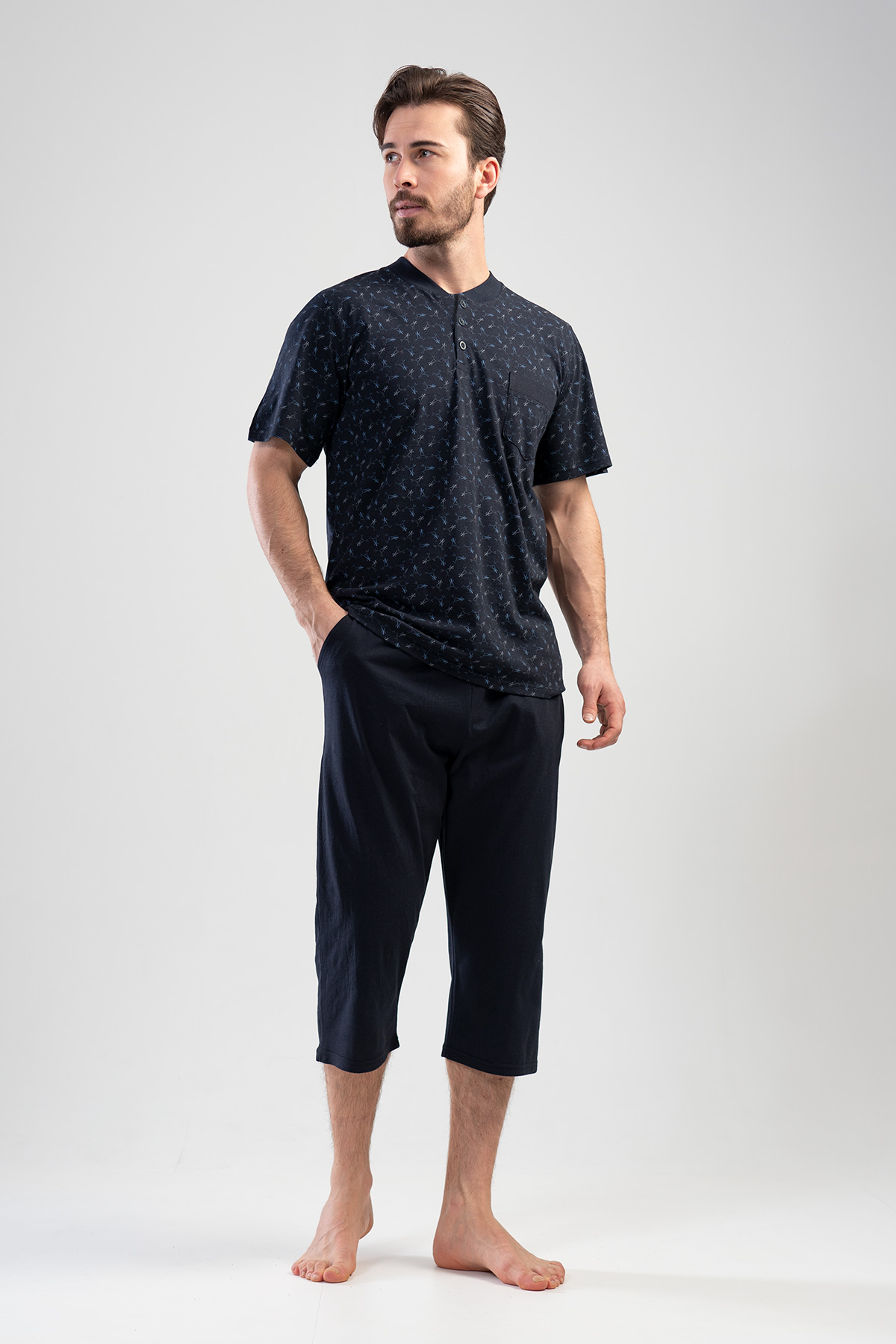 Man Big Size Rena Capri Set Man Big Size Rena Capri Set