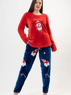 Woman Soft Christmas Pyjama Set Woman Soft Christmas Pyjama Set
