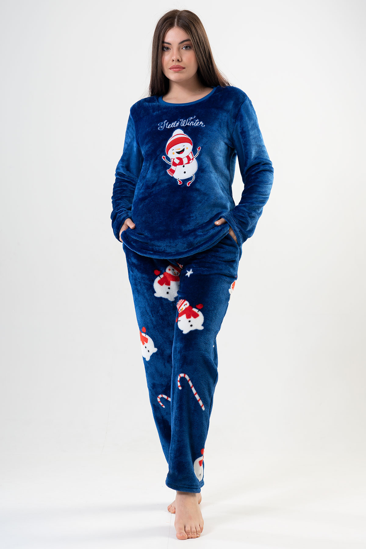 Woman Soft Christmas Pyjama Set Woman Soft Christmas Pyjama Set
