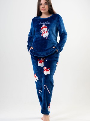 Woman Soft Christmas Pyjama Set Woman Soft Christmas Pyjama Set
