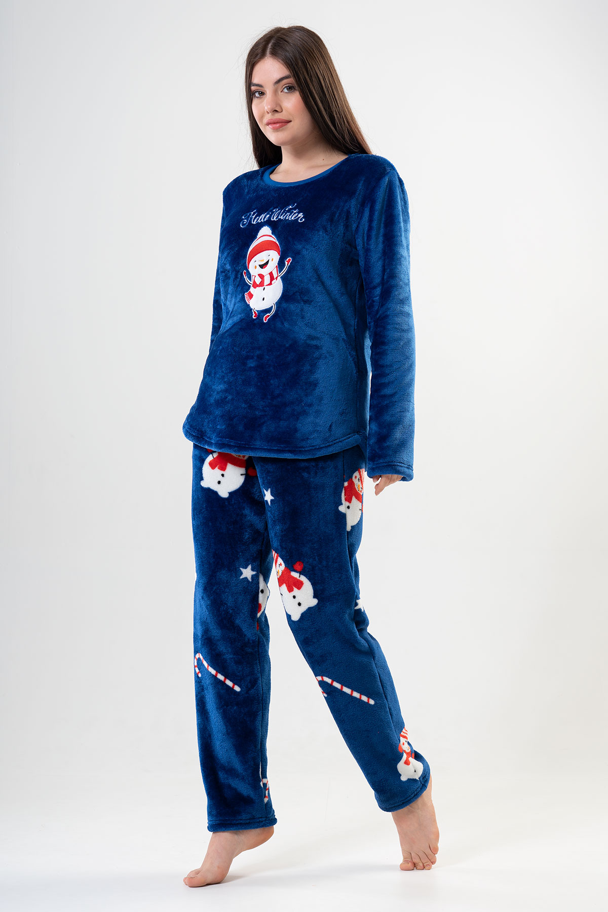 Woman Soft Christmas Pyjama Set Woman Soft Christmas Pyjama Set