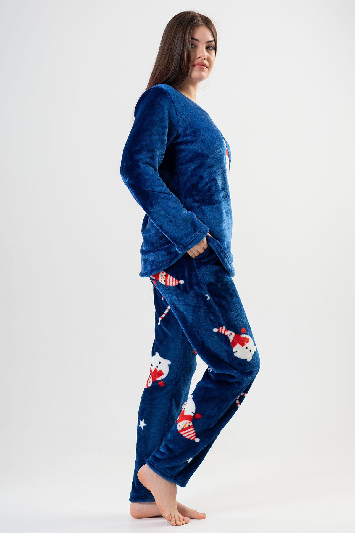 Woman Soft Christmas Pyjama Set Woman Soft Christmas Pyjama Set