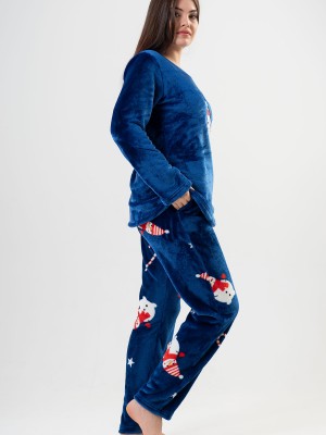 Woman Soft Christmas Pyjama Set Woman Soft Christmas Pyjama Set