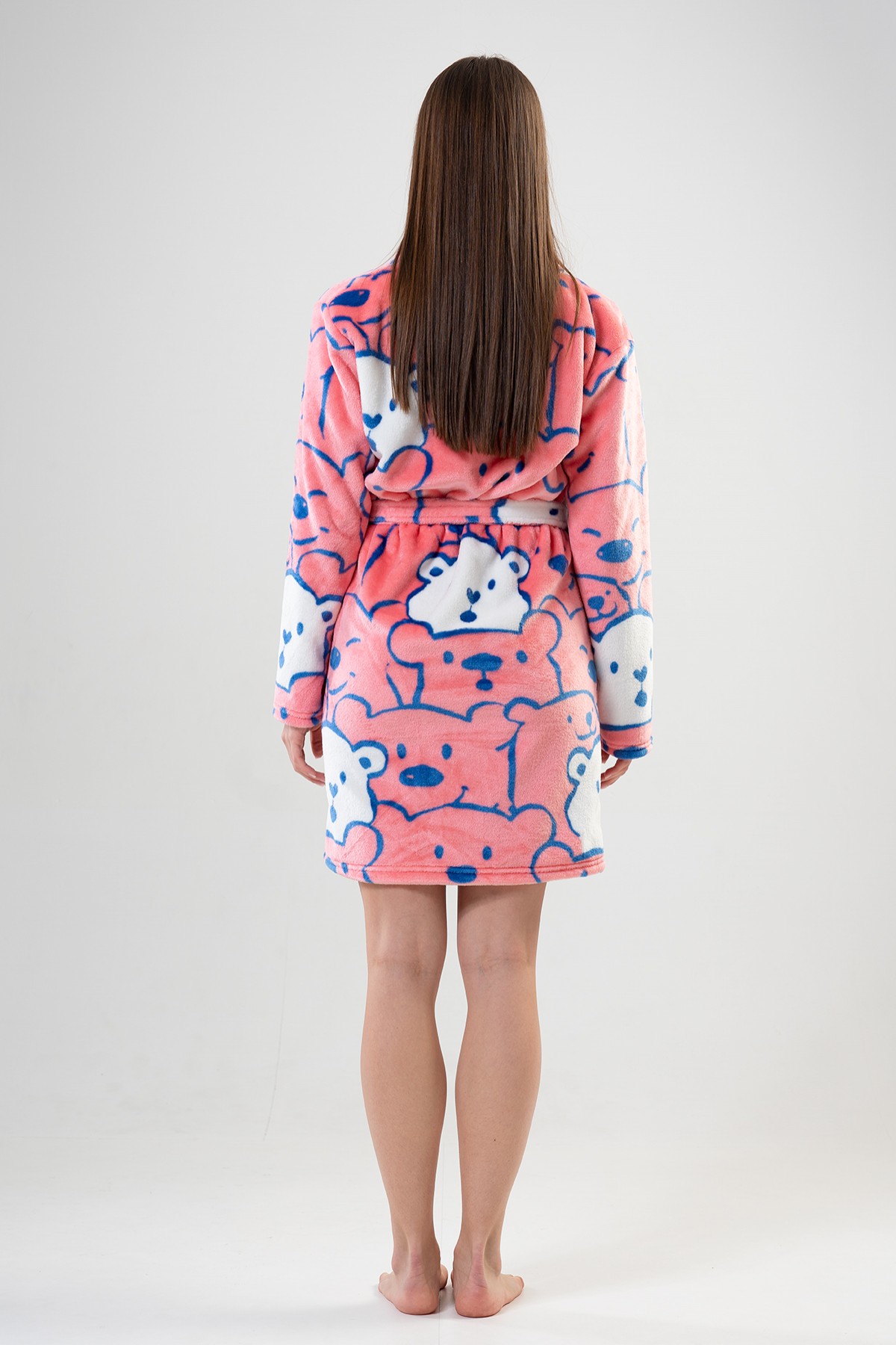 Woman Welsoft Pinky Dressing Gown Woman Welsoft Pinky Dressing Gown