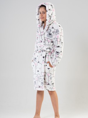 Kids' Girl White Dressing Gown Kids' Girl White Dressing Gown