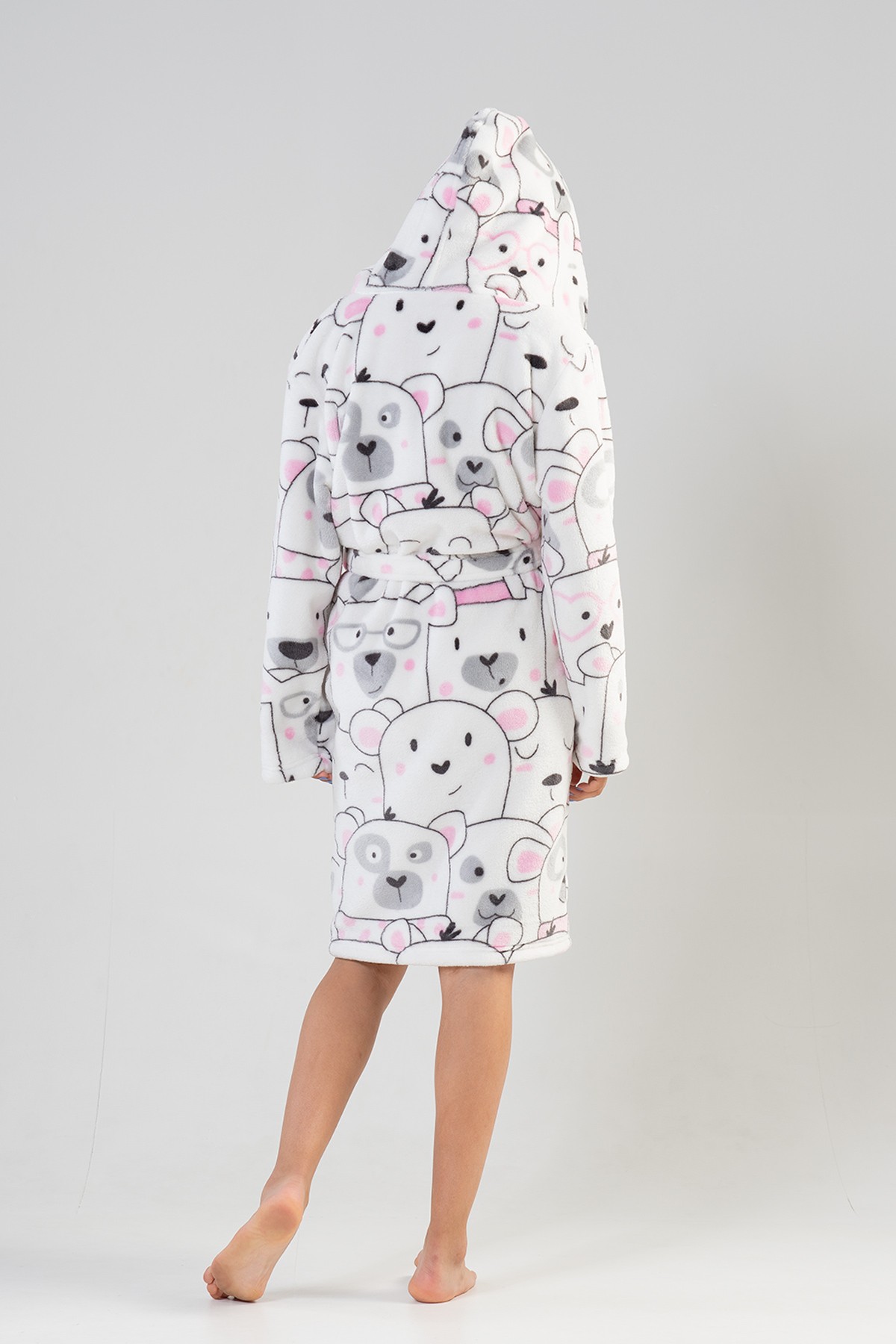 Kids' Girl White Dressing Gown Kids' Girl White Dressing Gown