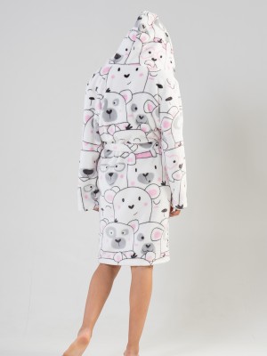 Kids' Girl White Dressing Gown Kids' Girl White Dressing Gown