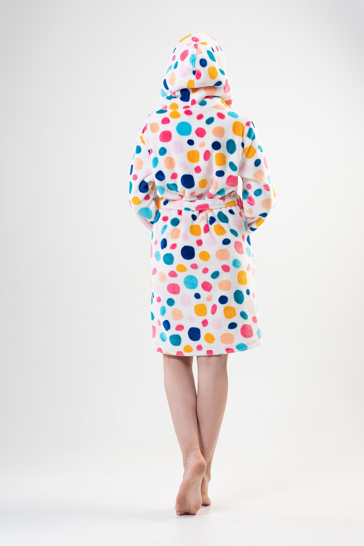Woman Colorly Dressing Gown Woman Colorly Dressing Gown