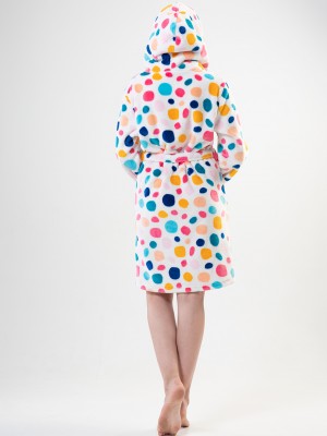 Woman Colorly Dressing Gown Woman Colorly Dressing Gown