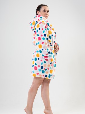 Woman Big Size Colorly Dressing Gown Woman Big Size Colorly Dressing Gown