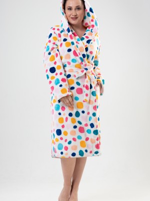 Woman Big Size Colorly Dressing Gown Woman Big Size Colorly Dressing Gown
