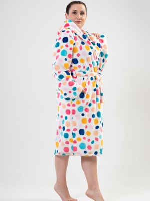 Woman Big Size Colorly Dressing Gown Woman Big Size Colorly Dressing Gown