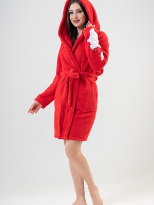 Woman Welsoft Christmas Dressing Gown Woman Welsoft Christmas Dressing Gown