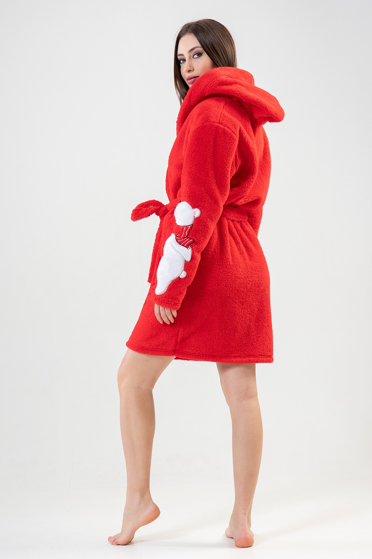 Woman Welsoft Christmas Dressing Gown Woman Welsoft Christmas Dressing Gown