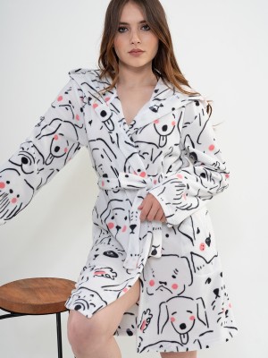 Woman Pure Dressing Gown Woman Pure Dressing Gown