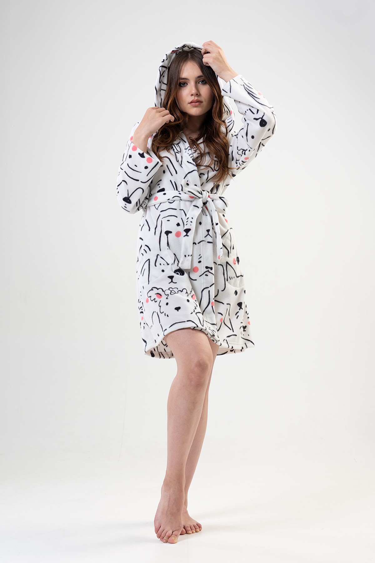 Woman Pure Dressing Gown Woman Pure Dressing Gown
