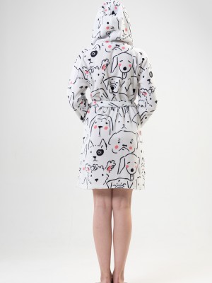 Woman Pure Dressing Gown Woman Pure Dressing Gown