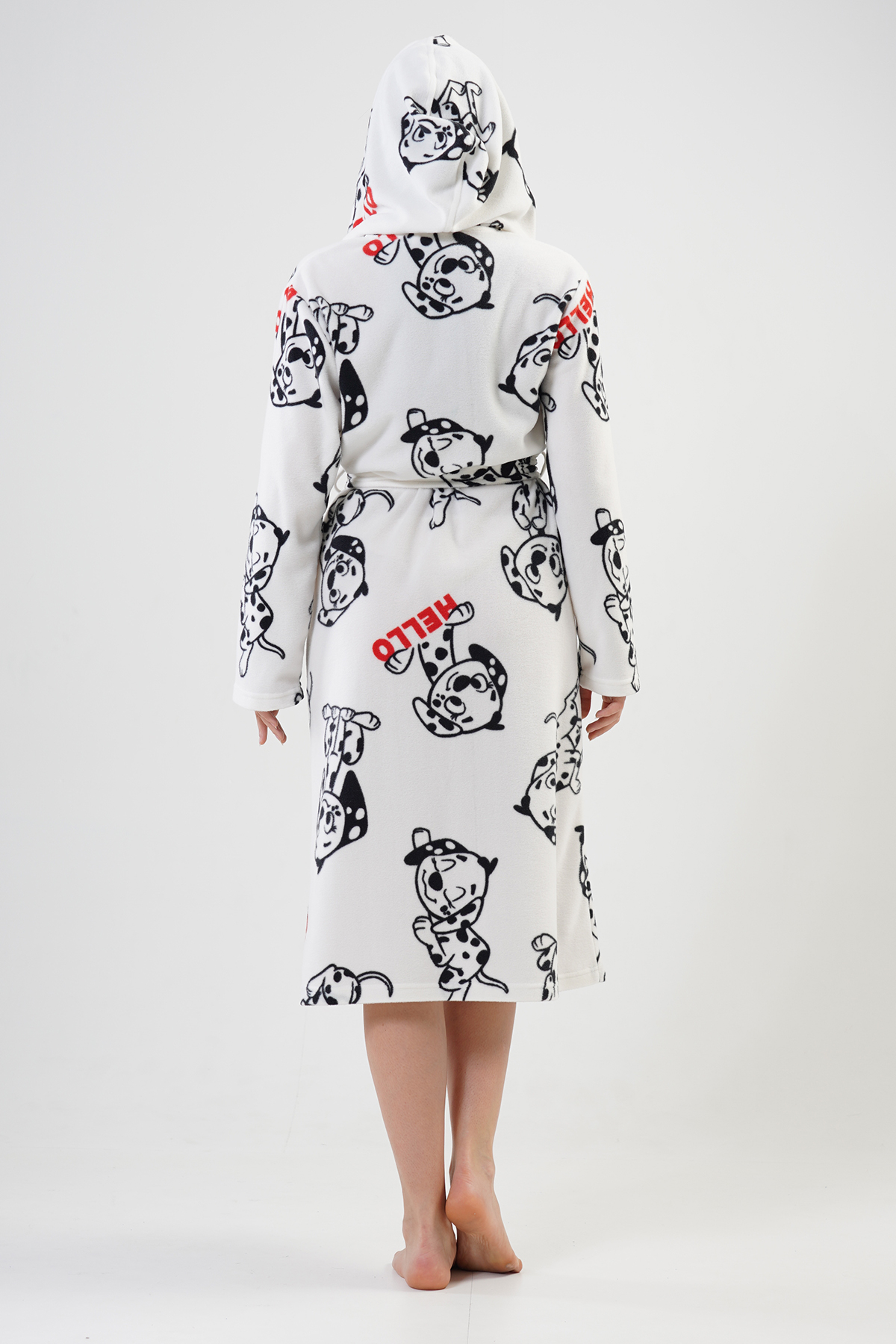 Woman Sweet Dog Dressing Gown Woman Sweet Dog Dressing Gown