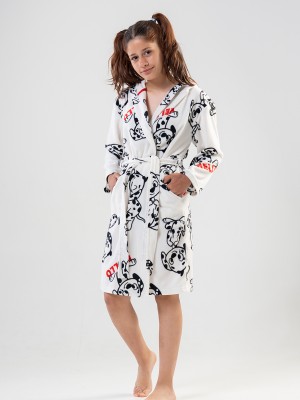 Kids' Girl Sweet Dog Dressing Gown Kids' Girl Sweet Dog Dressing Gown