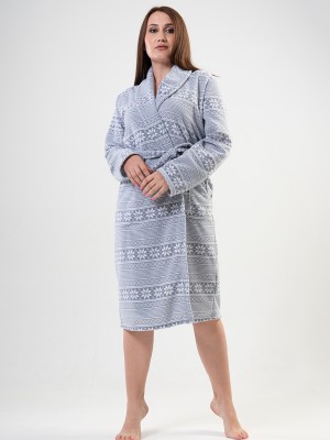 Woman Big Size Winter Concept Dressing Gown Woman Big Size Winter Concept Dressing Gown
