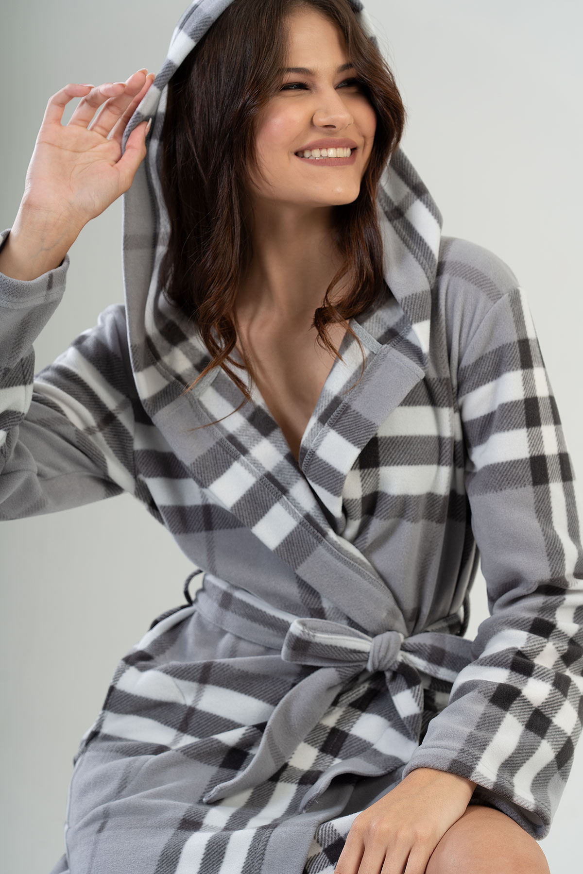 Woman Hoodie Dressing Gown Woman Hoodie Dressing Gown