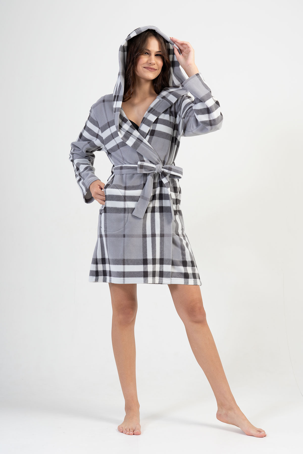 Woman Hoodie Dressing Gown Woman Hoodie Dressing Gown