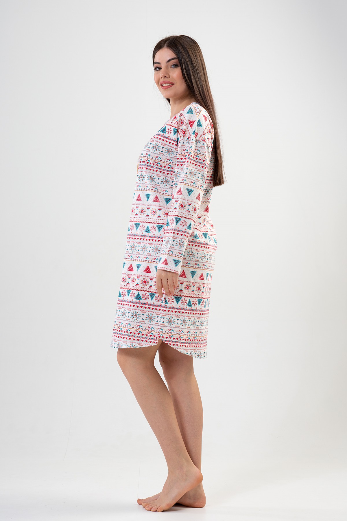 Woman Christmas Concept Tunic Woman Christmas Concept Tunic